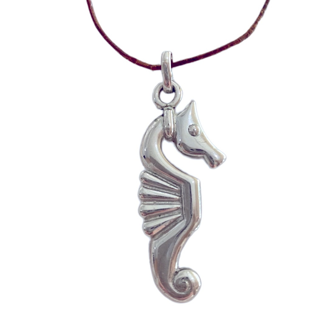 Manfredi Silver Seahorse Pendant